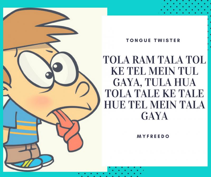 Tongue Twisters in Hindi